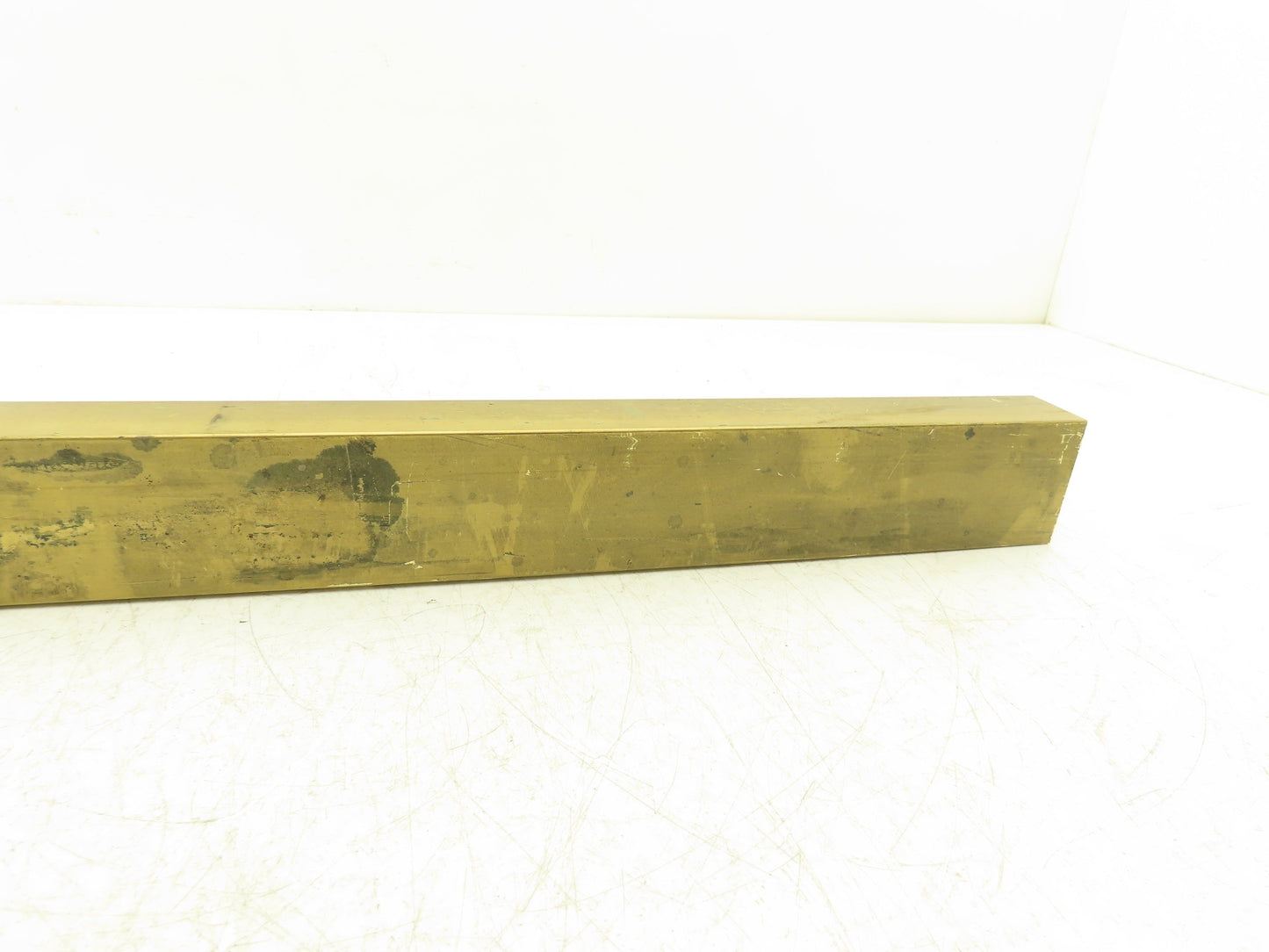360 Yellow Brass Stock Rectangle Flat Bar 1-1/2"x 2-1/2"x 25"L  28.5lbs