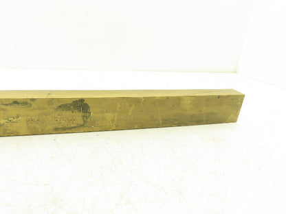 360 Yellow Brass Stock Rectangle Flat Bar 1-1/2"x 2-1/2"x 25"L  28.5lbs