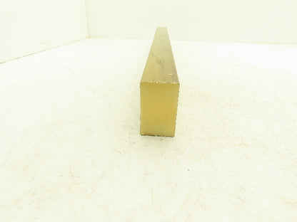 360 Yellow Brass Stock Rectangle Flat Bar 1-1/2"x 2-1/2"x 25"L  28.5lbs