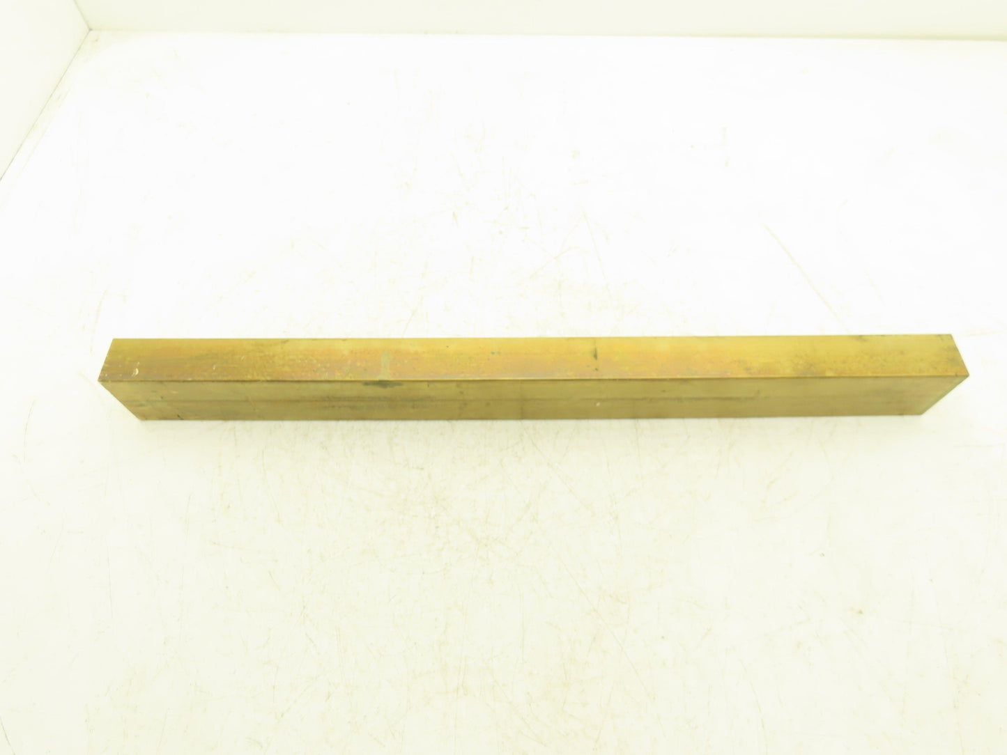 360 Yellow Brass Stock Rectangle Flat Bar 1-1/2"x 2-1/2"x 25"L  28.5lbs