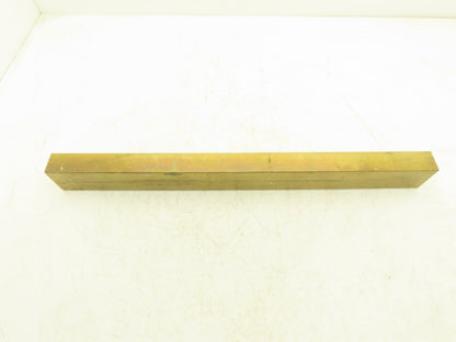 360 Yellow Brass Stock Rectangle Flat Bar 1-1/2"x 2-1/2"x 25"L  28.5lbs