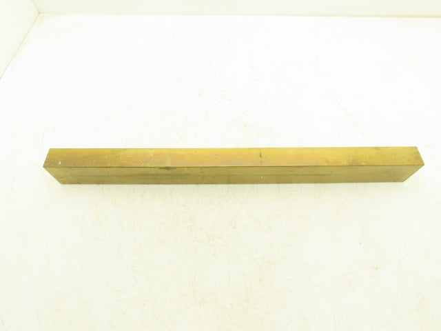 360 Yellow Brass Stock Rectangle Flat Bar 1-1/2"x 2-1/2"x 25"L  28.5lbs
