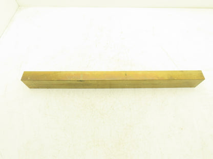 360 Yellow Brass Stock Rectangle Flat Bar 1-1/2"x 2-1/2"x 25"L  28.5lbs