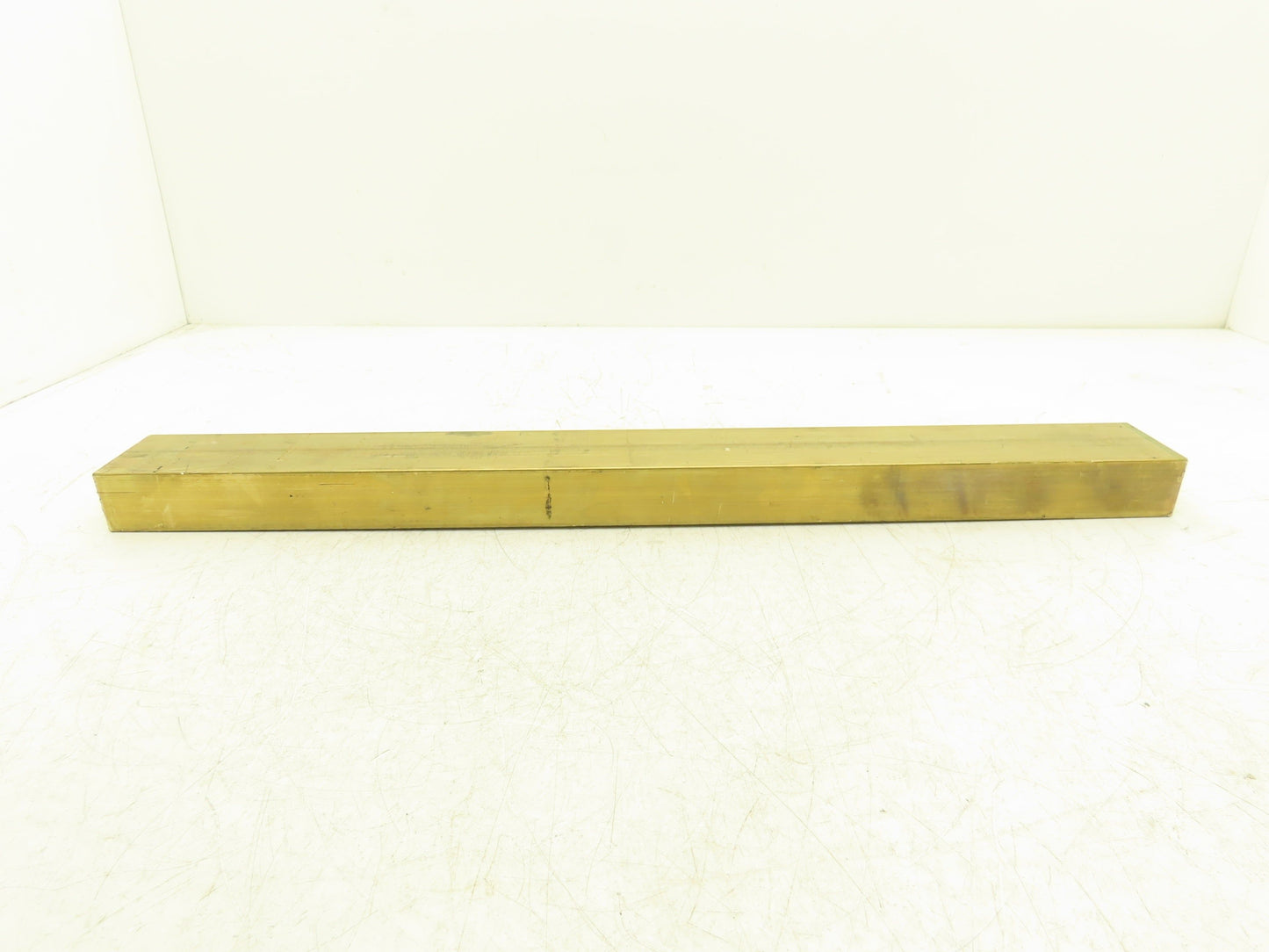 360 Yellow Brass Stock Rectangle Flat Bar 1-1/2"x 2-1/2"x 25"L  28.5lbs