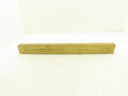 360 Yellow Brass Stock Rectangle Flat Bar 1-1/2"x 2-1/2"x 25"L  28.5lbs