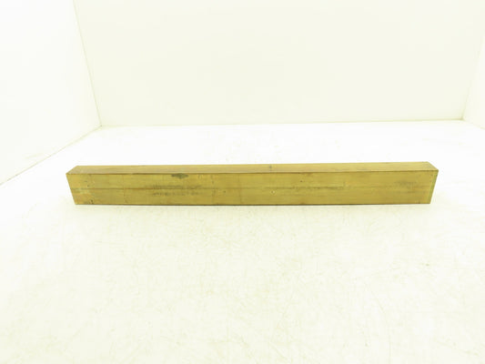 360 Yellow Brass Stock Rectangle Flat Bar 1-1/2"x 2-1/2"x 25"L  28.5lbs