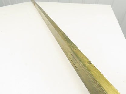 360 Yellow Brass Stock Rectangle Flat Bar 3/4"x 2"x 68-13/16"L  27lbs