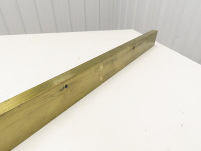 360 Yellow Brass Stock Rectangle Flat Bar 3/4"x 2"x 68-13/16"L  27lbs