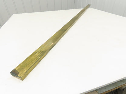 360 Yellow Brass Stock Rectangle Flat Bar 3/4"x 2"x 68-13/16"L  27lbs
