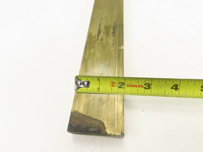 360 Yellow Brass Stock Rectangle Flat Bar 3/4"x 2"x 68-13/16"L  27lbs