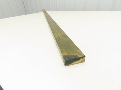 360 Yellow Brass Stock Rectangle Flat Bar 3/4"x 2"x 68-13/16"L  27lbs