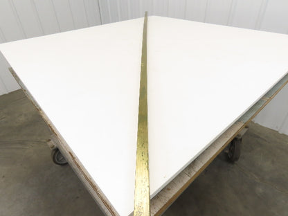 360 Yellow Brass Stock Rectangle Flat Bar 3/4"x 2"x 68-13/16"L  27lbs