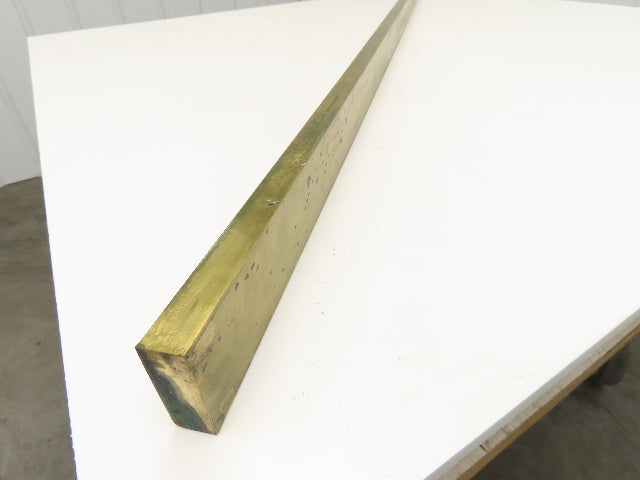 360 Yellow Brass Stock Rectangle Flat Bar 3/4"x 2"x 68-13/16"L  27lbs
