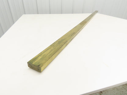 360 Yellow Brass Stock Rectangle Flat Bar 3/4"x 2"x 68-13/16"L  27lbs