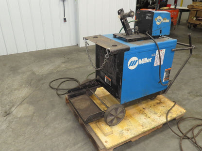 Miller CP-302 Mig Welder 300 amp 195112 24V Feeder 200/230/460v 3PH With Cart