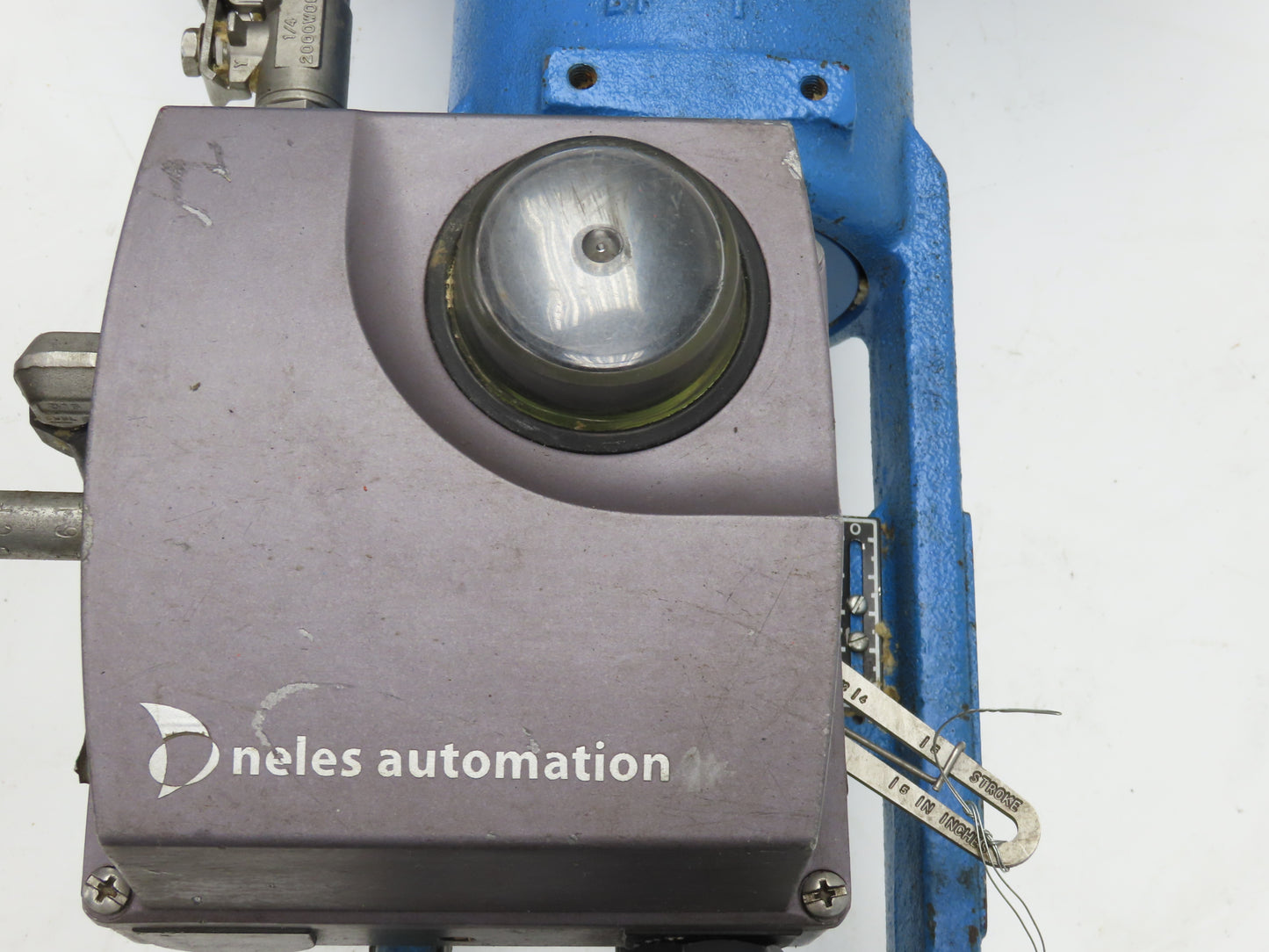 Metso Automation Globe Valve 3" 316SS Class 600 1440psi Pneumatic Positioner