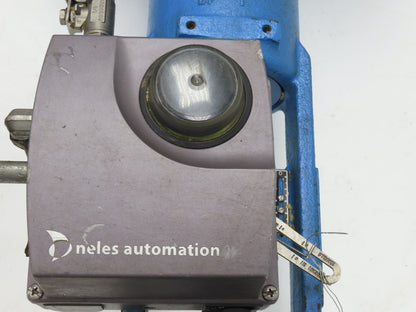 Metso Automation Globe Valve 3" 316SS Class 600 1440psi Pneumatic Positioner