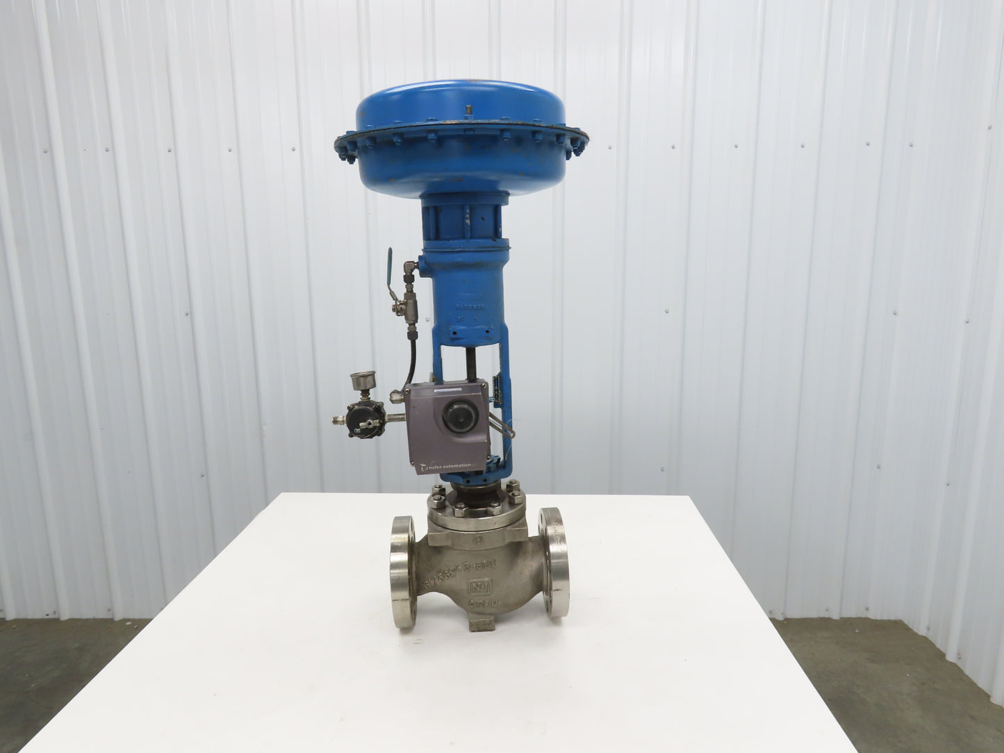 Metso Automation Globe Valve 3" 316SS Class 600 1440psi Pneumatic Positioner