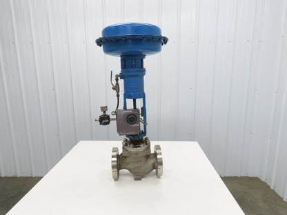 Metso Automation Globe Valve 3" 316SS Class 600 1440psi Pneumatic Positioner