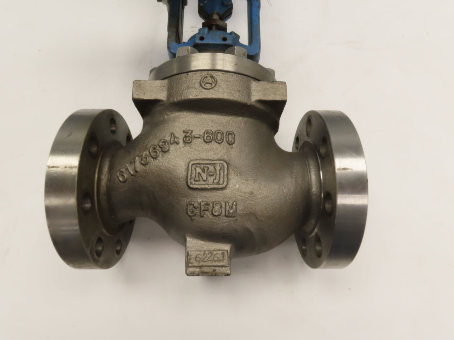 Metso Automation Globe Valve 3" 316SS Class 600 1440psi Pneumatic Positioner