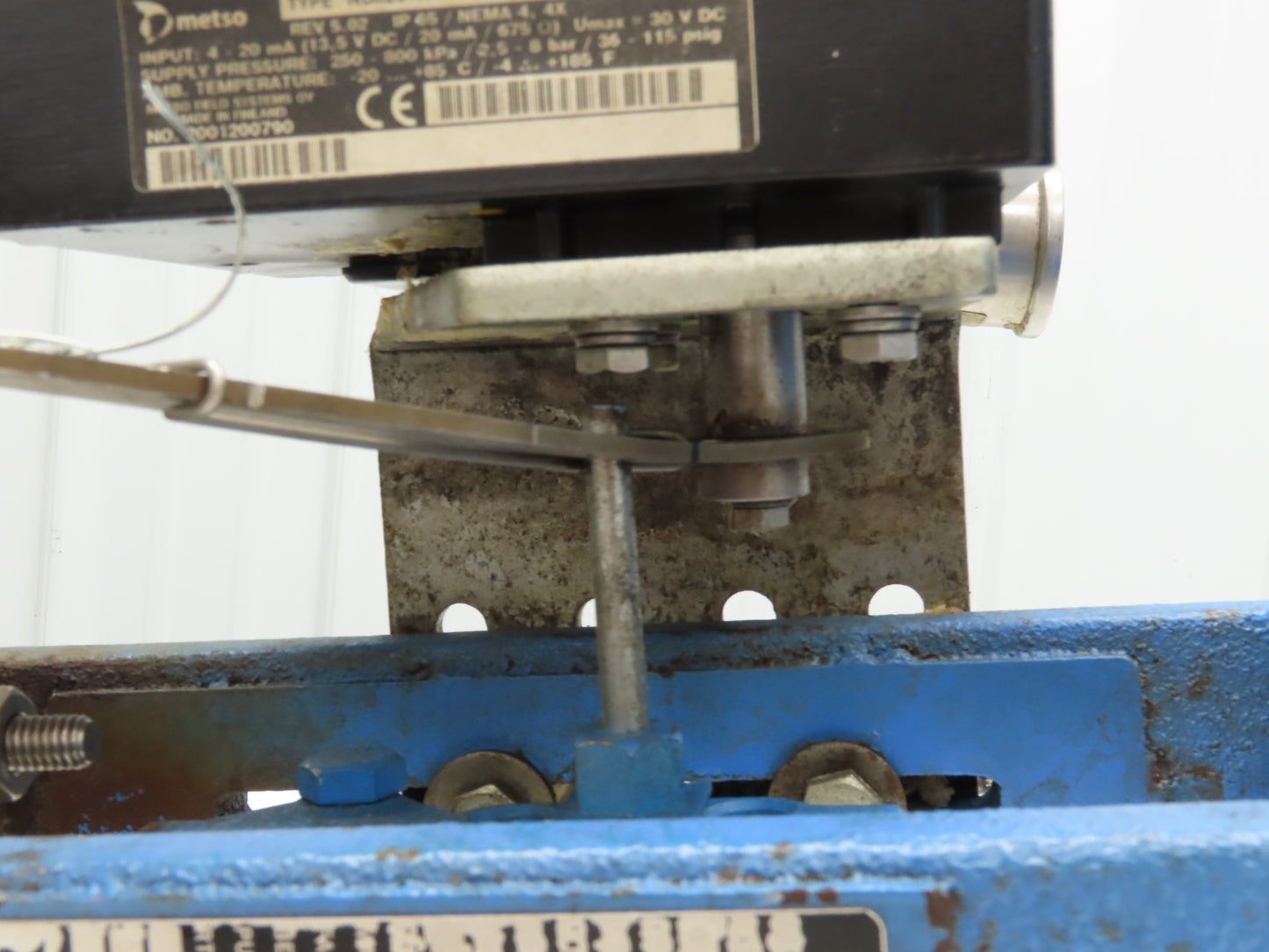 Metso Automation Globe Valve 3" 316SS Class 600 1440psi Pneumatic Positioner