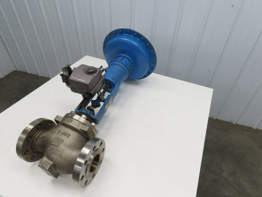 Metso Automation Globe Valve 3" 316SS Class 600 1440psi Pneumatic Positioner