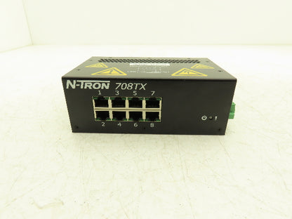 N-Tron 708TX Managed Industrial Ethernet Switch 8-Port 10/100BaseT 12/24VDC