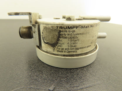 Trumpf 0144272 Pressure Switch Beck 15199-5001 3mbar 0.043511367 psi
