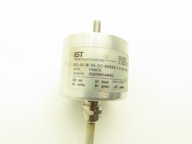 Industrie Service & Technik BG-50-W-06-OC-00050-7-2-30-1000 Encoder 6mm Shaft
