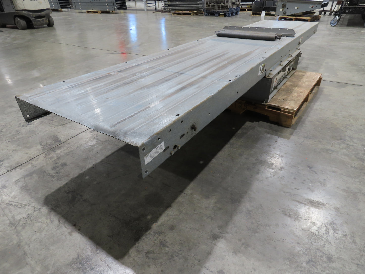 Automotion 30" Slider Bed Belt Conveyor Spring Take-Up 12' Section