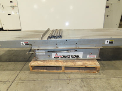 Automotion 30" Slider Bed Belt Conveyor Spring Take-Up 12' Section