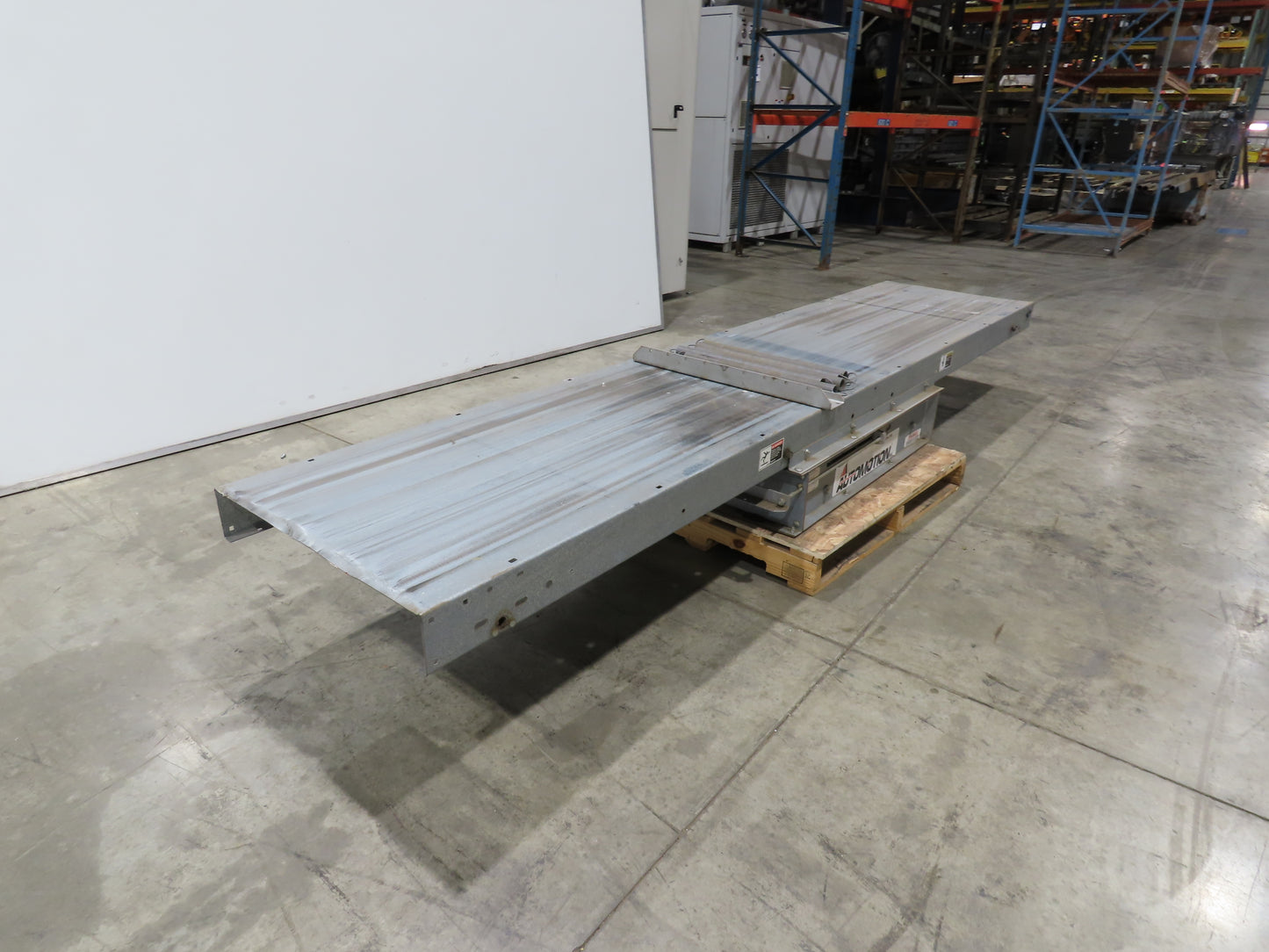 Automotion 30" Slider Bed Belt Conveyor Spring Take-Up 12' Section