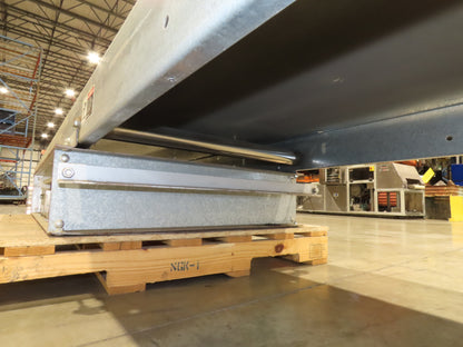 Automotion 30" Slider Bed Belt Conveyor Spring Take-Up 12' Section