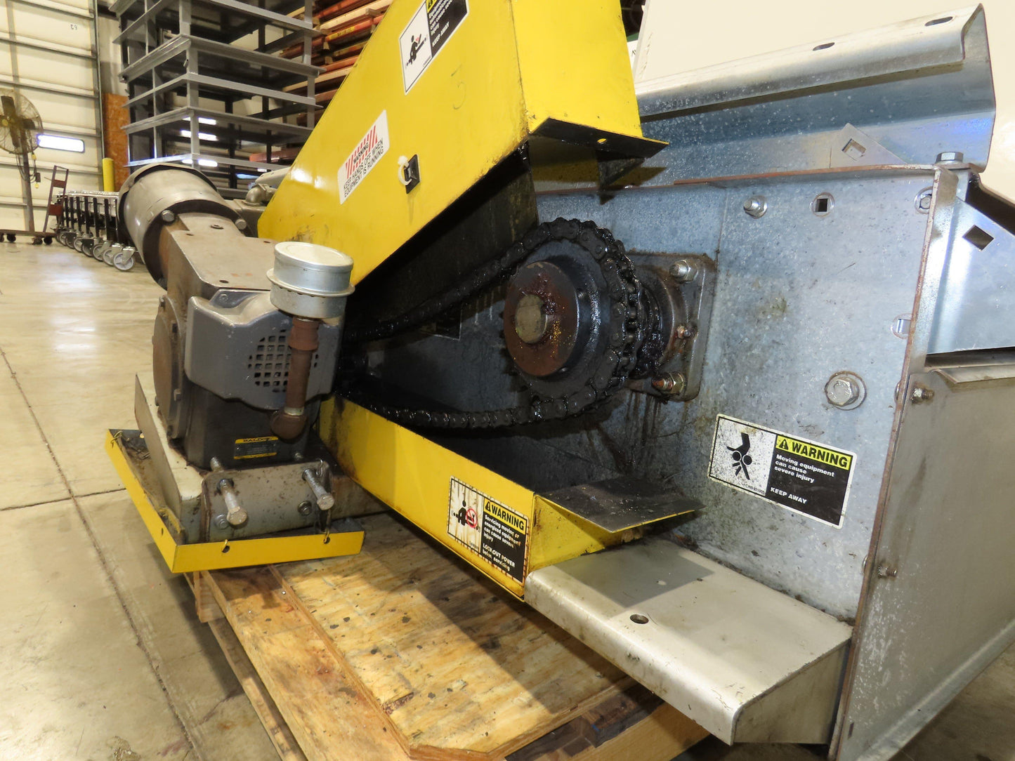 Automotion 30" Flat to Incline Belt Conveyor End Drive Dump Section 60 FPM 460V