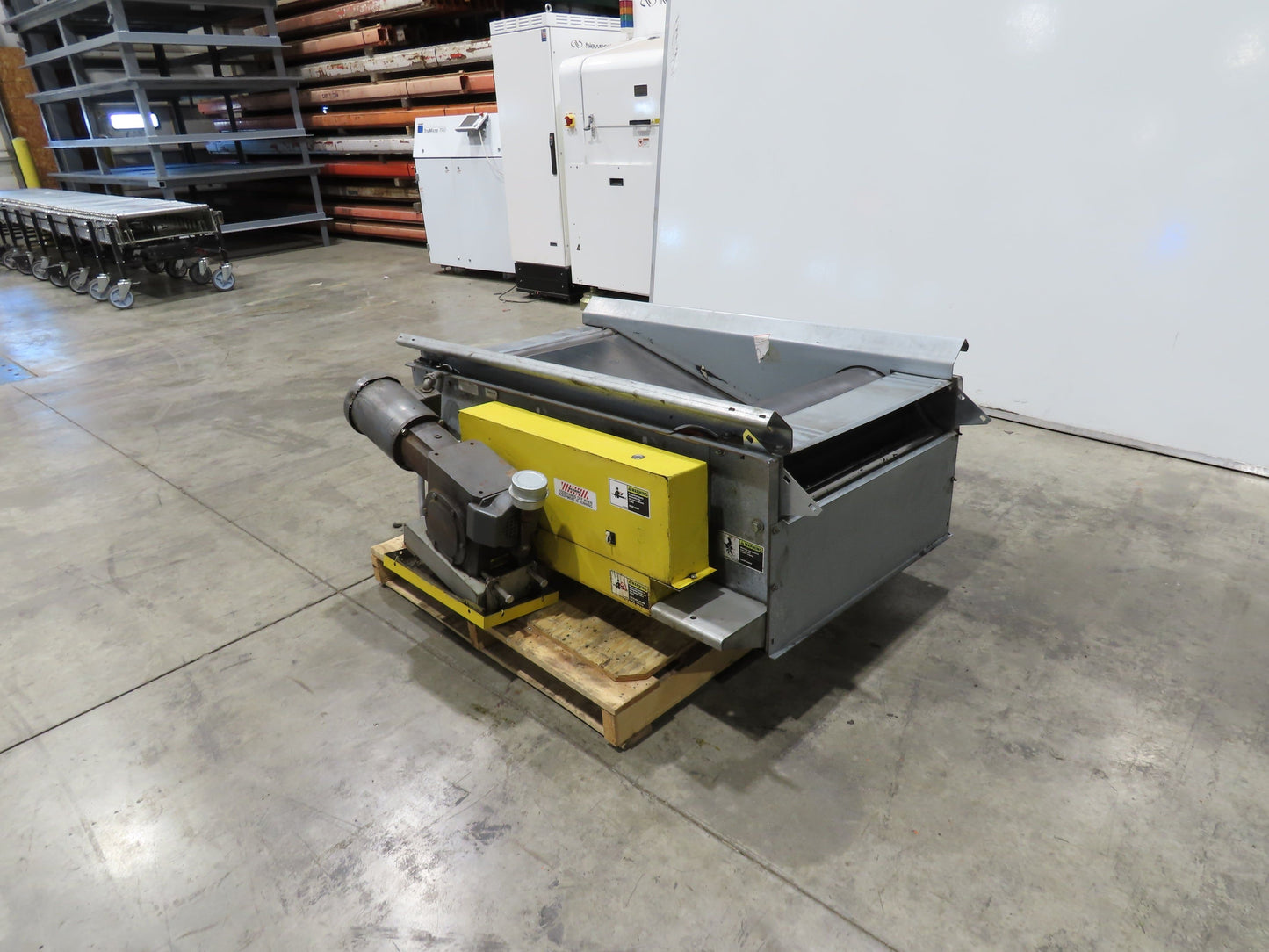 Automotion 30" Flat to Incline Belt Conveyor End Drive Dump Section 60 FPM 460V