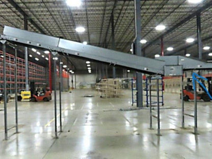 Automotion 30" Flat to Incline Belt Conveyor End Drive Dump Section 60 FPM 460V