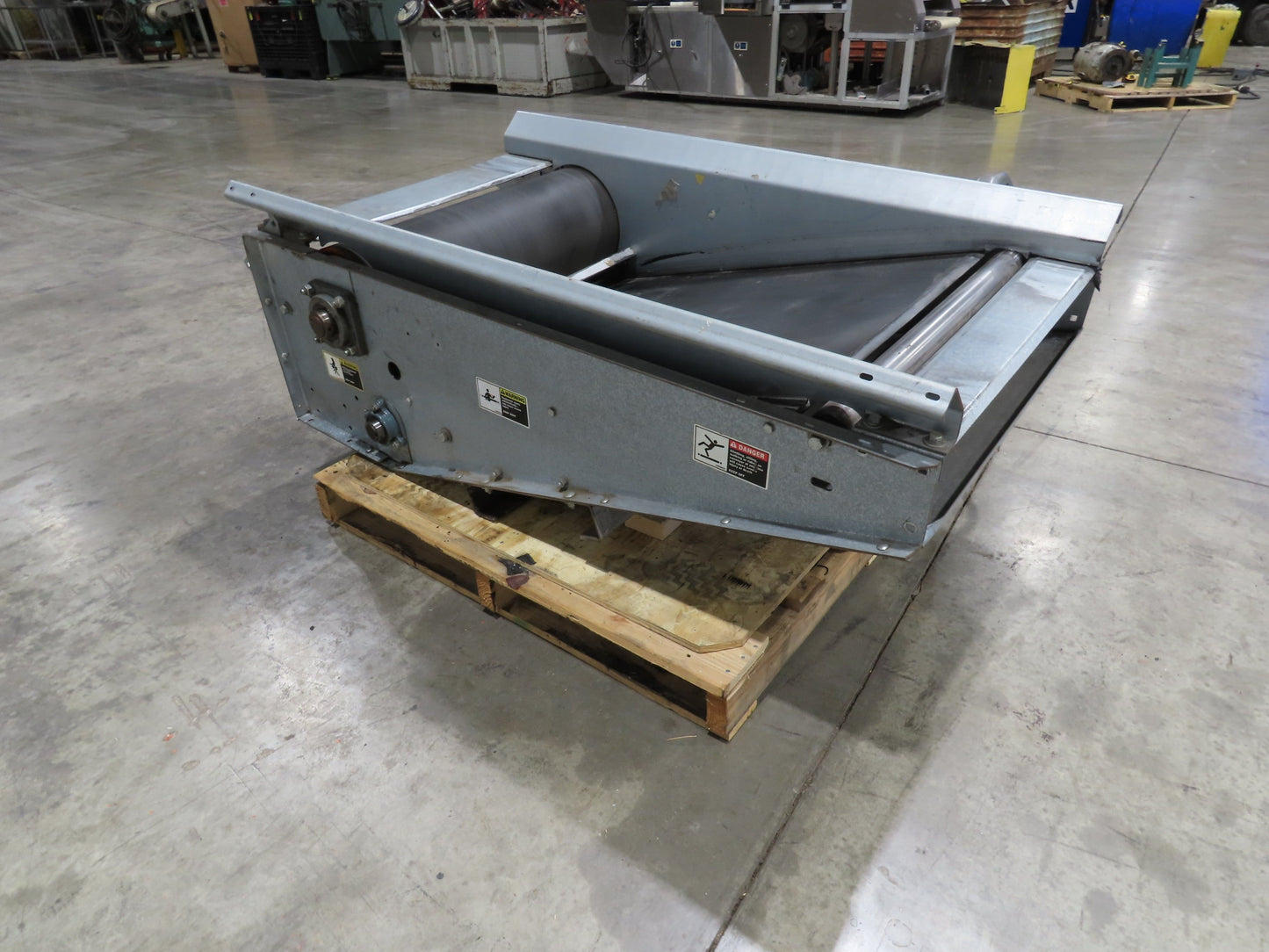 Automotion 30" Flat to Incline Belt Conveyor End Drive Dump Section 60 FPM 460V