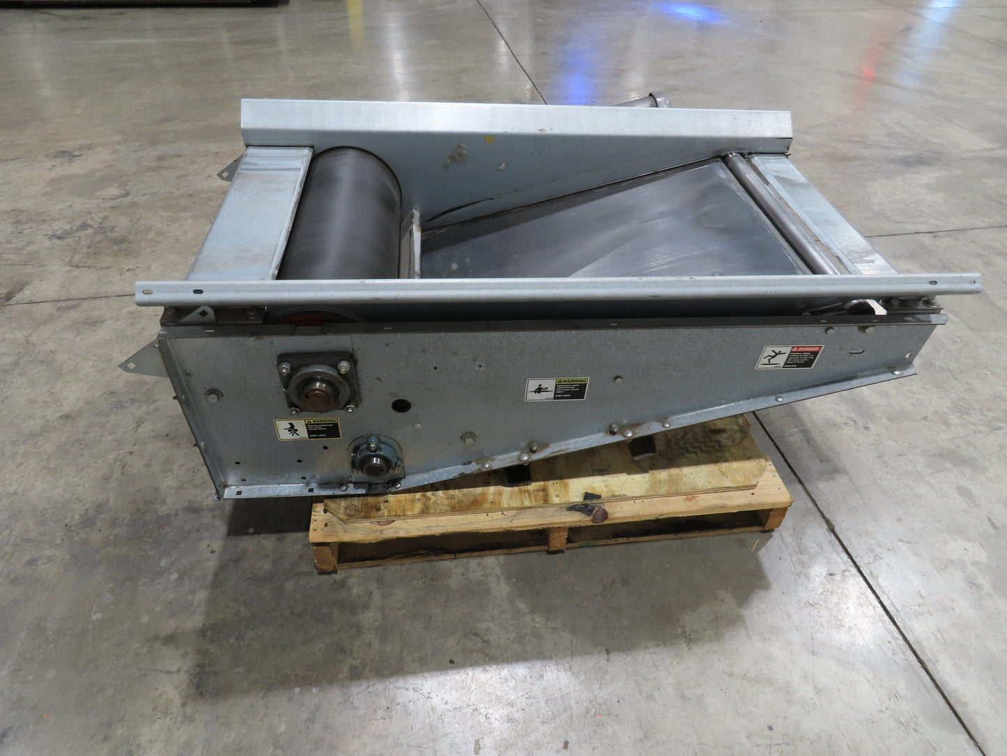 Automotion 30" Flat to Incline Belt Conveyor End Drive Dump Section 60 FPM 460V