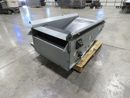 Automotion 30" Flat to Incline Belt Conveyor End Drive Dump Section 60 FPM 460V