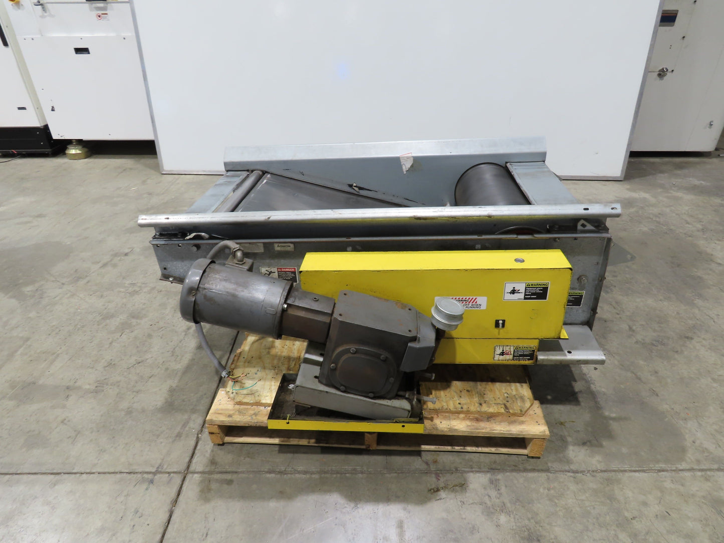 Automotion 30" Flat to Incline Belt Conveyor End Drive Dump Section 60 FPM 460V