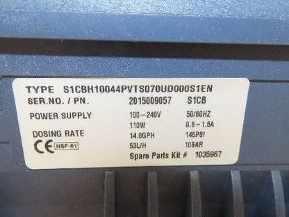 ProMinent Fluid Controls S1CB Metering Pump 110-240v 14Gph Dosing Rate 145psi