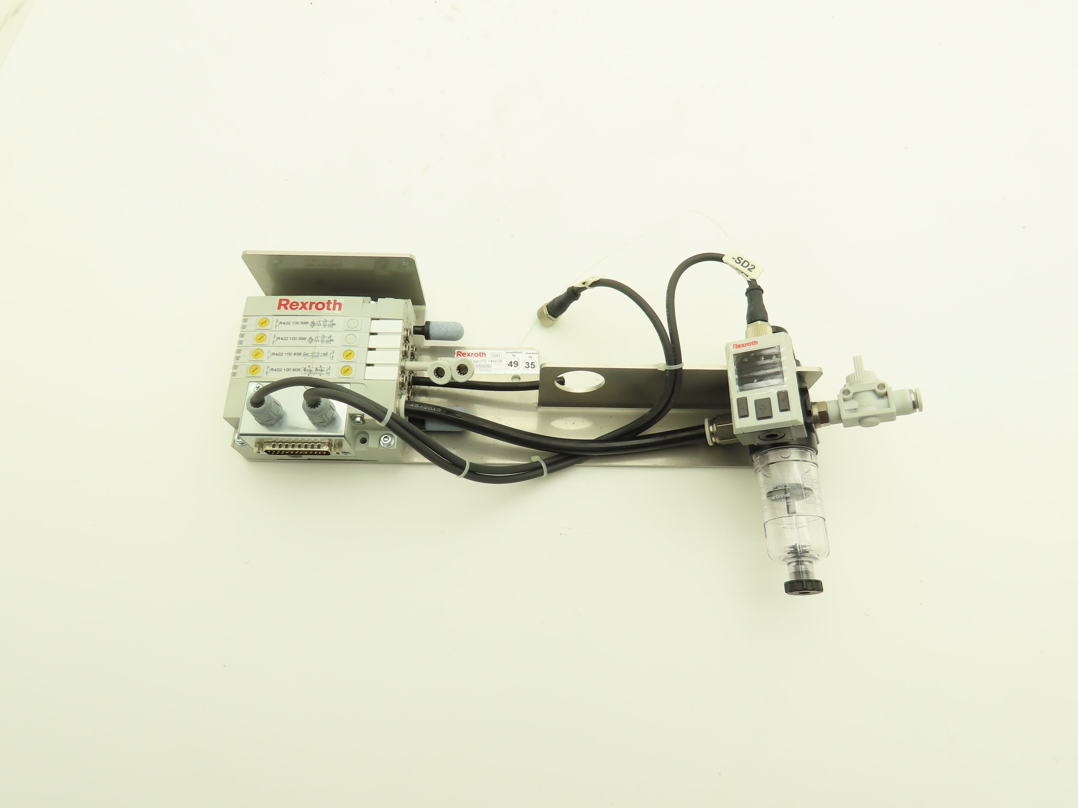 Rexroth LS04 Manifold Assembly Regulator & Digital Pressure Sensor ...