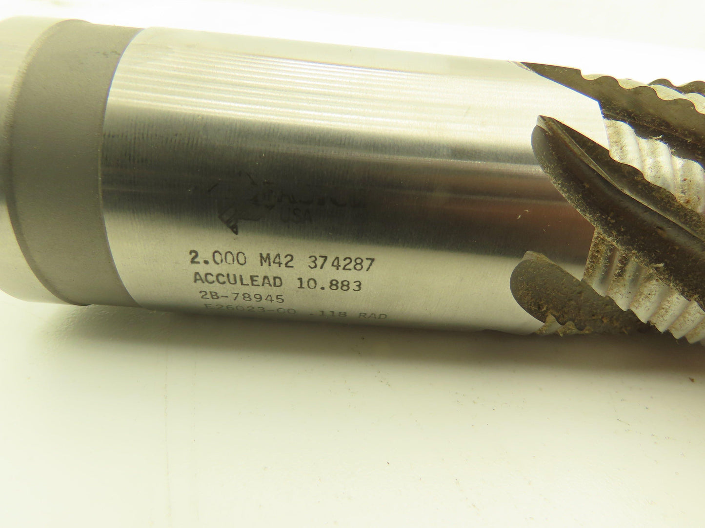 Fastcut USA 2B-78945 Rough End Mill 2" Shank M42 .118 Rad Acculead 10.883