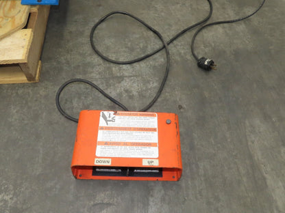 Bishamon Optimus Hydraulic Lift Table 2000lbs Lift2K 30" Travel 36x48" Top 1Ph
