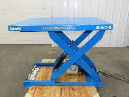 Bishamon Optimus Hydraulic Lift Table 2000lbs Lift2K 30" Travel 36x48" Top 1Ph