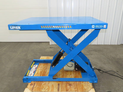 Bishamon Optimus Hydraulic Lift Table 2000lbs Lift2K 30" Travel 36x48" Top 1Ph