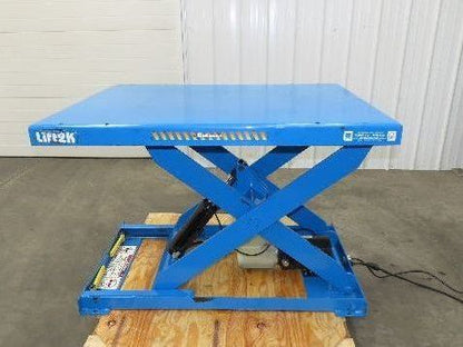 Bishamon Optimus Hydraulic Lift Table 2000lbs Lift2K 30" Travel 36x48" Top 1Ph