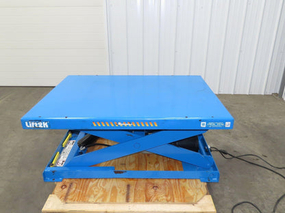 Bishamon Optimus Hydraulic Lift Table 2000lbs Lift2K 30" Travel 36x48" Top 1Ph