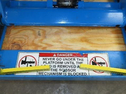 Bishamon Optimus Hydraulic Lift Table 2000lbs Lift2K 30" Travel 36x48" Top 1Ph