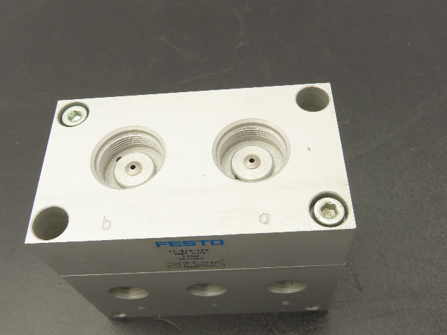 Festo 4690 U102 LC-5/4-1/4 Pneumatic Valve Body Block 116psi